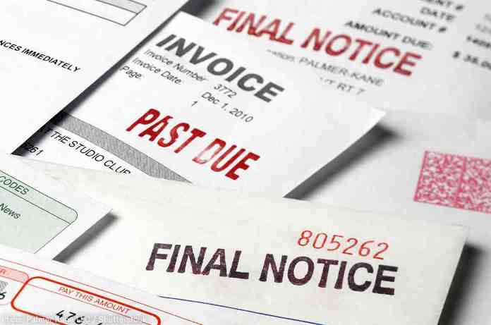 Debt Collectors notices