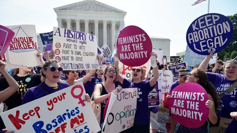 Protest of antiabortion laws