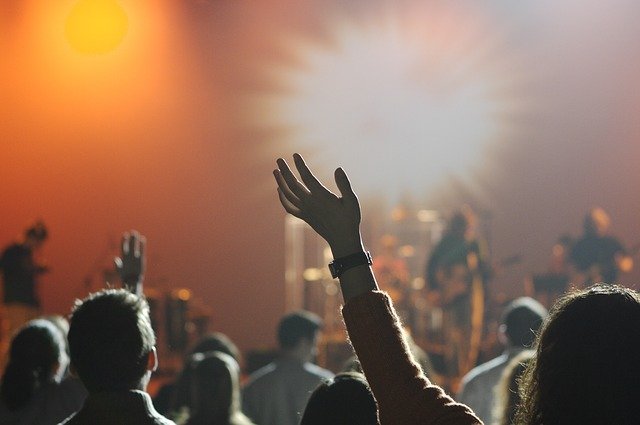 Audience at a concert