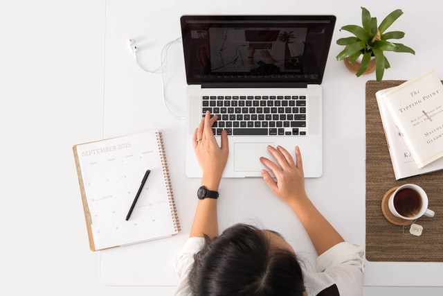 Women working with a Laptop