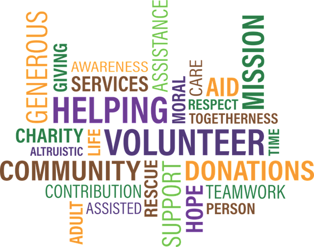 Volunteer word cloud