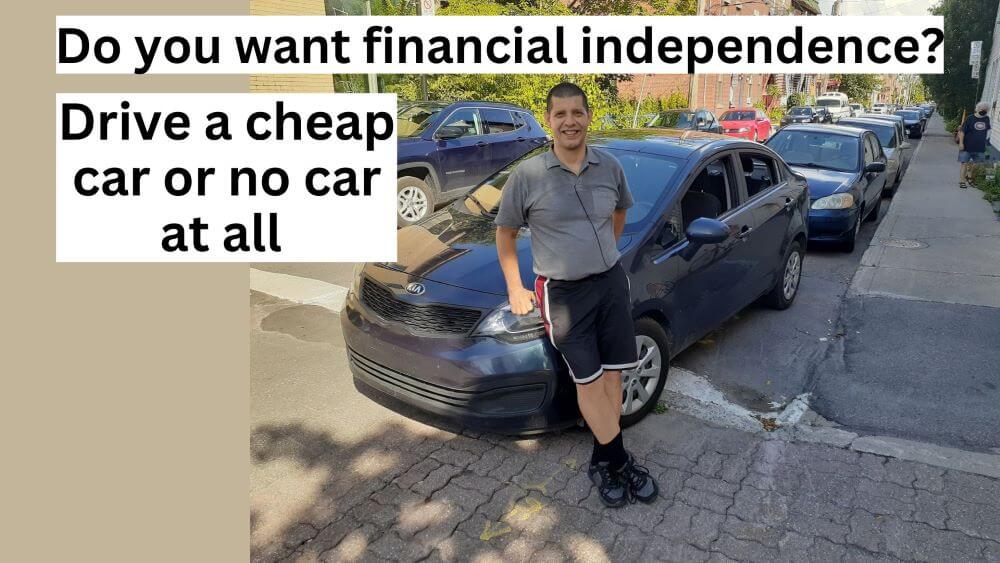 Get rid of your car to gain financial freedom