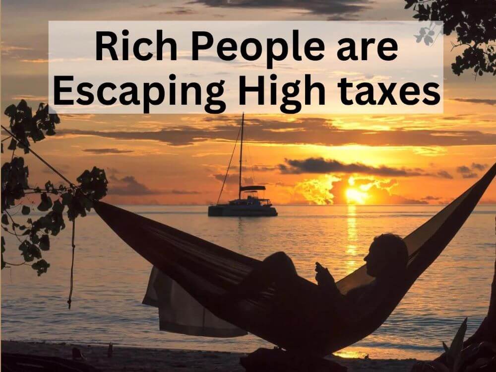 Rich People are scaping high taxes