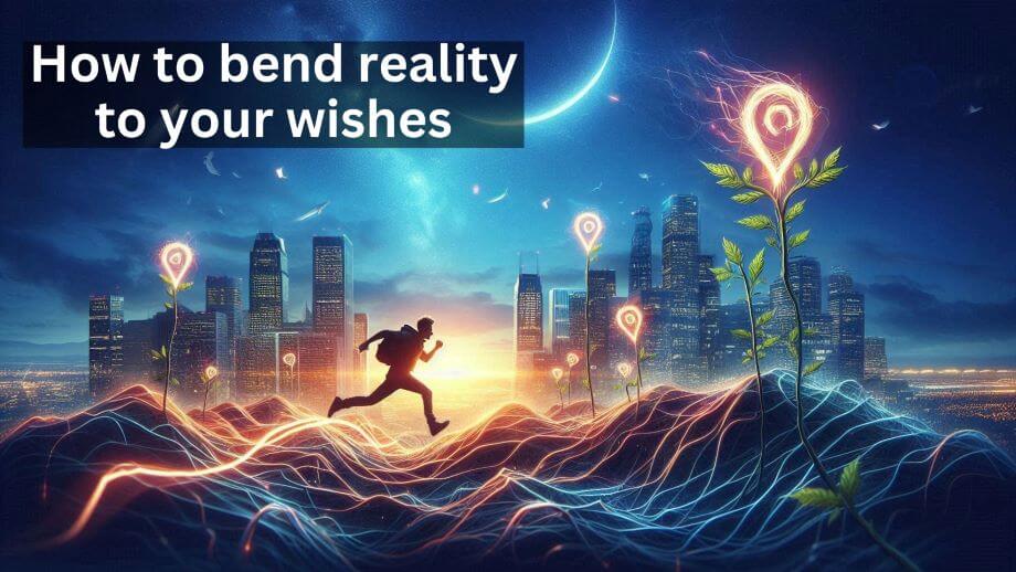 How to bend reality to your wishes, AI generated image